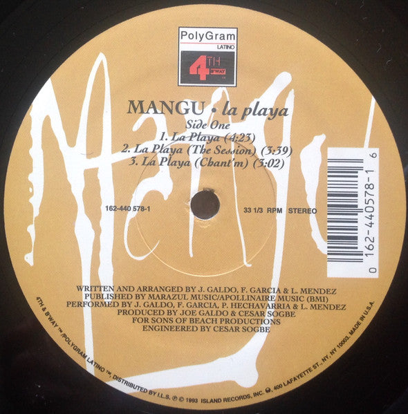 Mangu - La Playa (VINYL) | Near Mint (NM) Generic