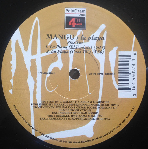 Mangu - La Playa (VINYL) | Near Mint (NM) Generic