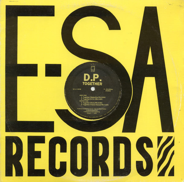 D.P. (2) - Together (VINYL) | Near Mint (NM) Near Mint (NM)