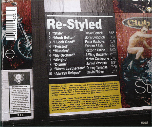 Club 69 - Re-Styled (CD) | Near Mint (NM) Near Mint (NM)
