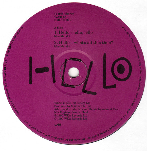 The Beloved - Hello (Remix) | Very Good Plus (VG+) Very Good Plus (VG+)