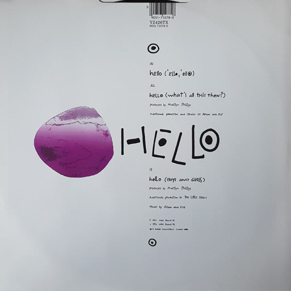 The Beloved - Hello (Remix) | Very Good Plus (VG+) Very Good Plus (VG+)