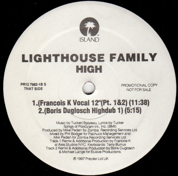 Lighthouse Family - High | Very Good Plus (VG+) Excellent (EX)