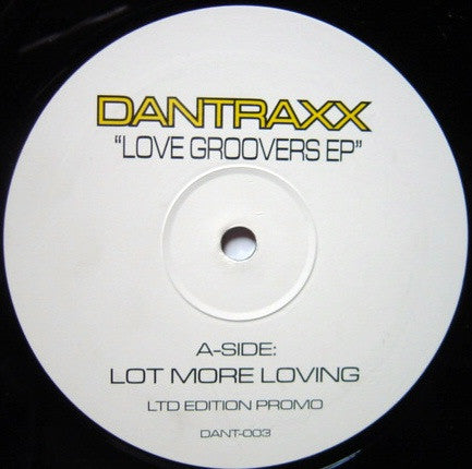 Dan Traxx - Love Groovers EP | Very Good Plus (VG+) Generic