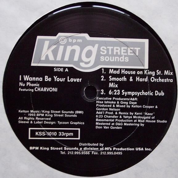 Nu Phonic - I Wanna Be Your Lover (Remixes) (VINYL) | Very Good Plus (VG+) Very Good Plus (VG+)