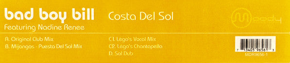 Bad Boy Bill - Costa Del Sol (2xVINYL) | Very Good Plus (VG+) Very Good Plus (VG+)