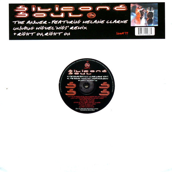 Silicone Soul - The Answer / Right On, Right On (VINYL) | Very Good Plus (VG+) Excellent (EX)