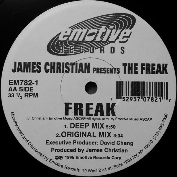 James Christian - Freak (VINYL) |