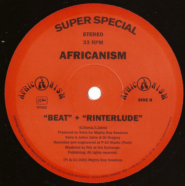 Africanism - Les Enfants Du Bled | Excellent (EX) Near Mint (NM)