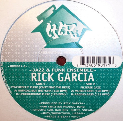 Rick Garcia - Jazz & Funk Ensemble (VINYL) | Very Good (VG) Generic