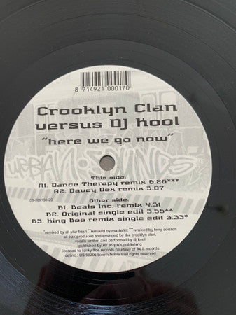 Crooklyn Clan - Here We Go Now | Very Good (VG) Generic