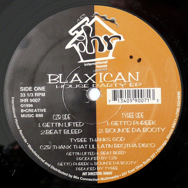 Blaxican - House Party EP (VINYL) | Very Good (VG) Generic