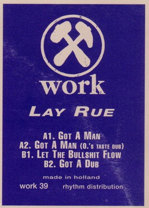 Lay Rue - Got A Man | Very Good (VG) Generic