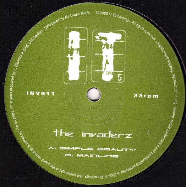 Invaderz - Simple Beauty / Mainline | Near Mint (NM) Generic