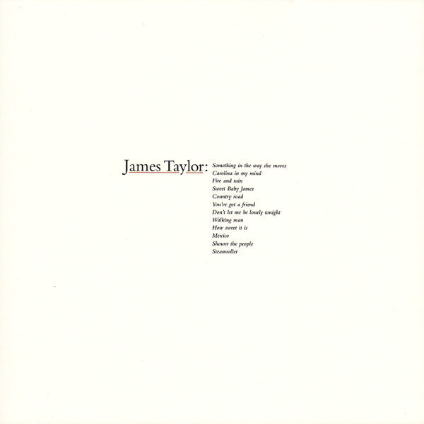 James Taylor - James Taylor's Greatest Hits (Vinyl) | Mint (M) Mint (M)