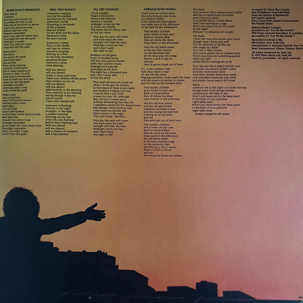 Janis Ian - Miracle Row | Near Mint (NM) Very Good Plus (VG+)