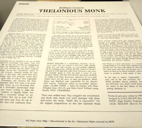 Thelonious Monk - Brilliant Corners | Mint (M) Mint (M)