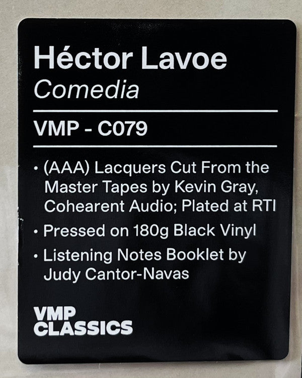 Comedia (VMP | 180 GRAM VINYL) | Mint (M) Mint (M)