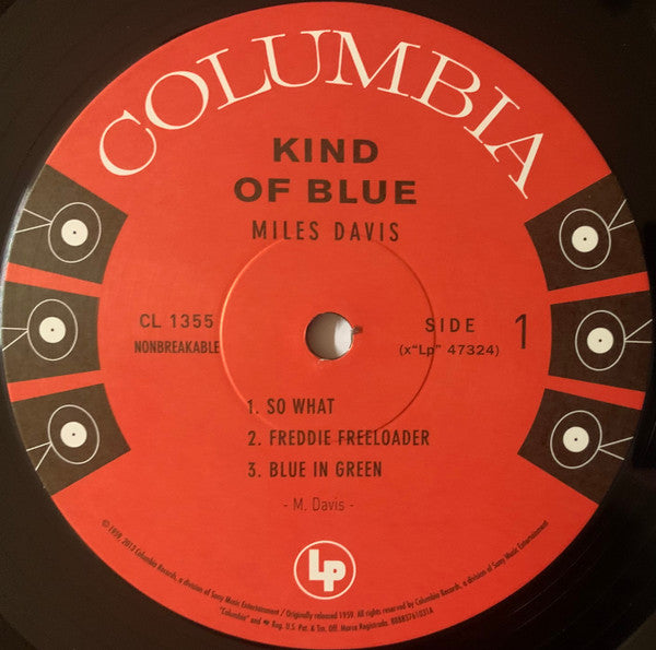Kind Of Blue (JAZZ - MONO - 180G)(OPENED - UNPLAYED) | Near Mint (NM) Mint (M)