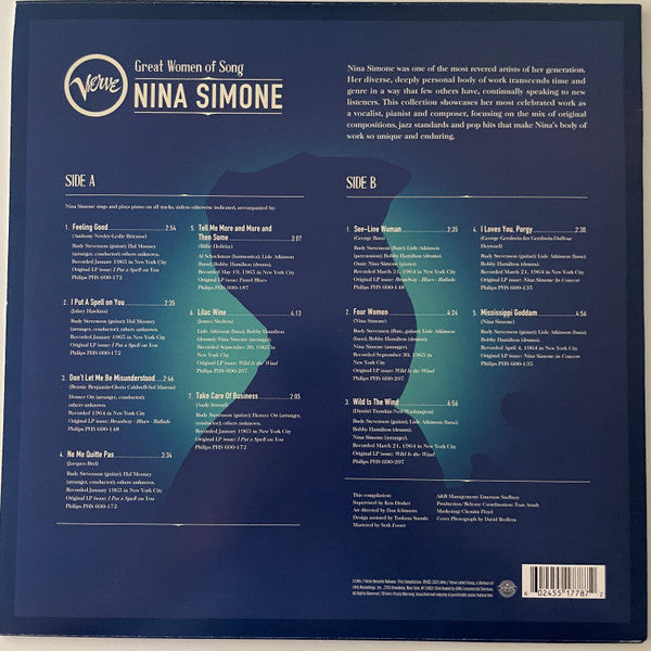 Great Women Of Song (TRANSLUCENT BLUE W/ BLACK SWIRL VINYL) | Mint (M) Mint (M)