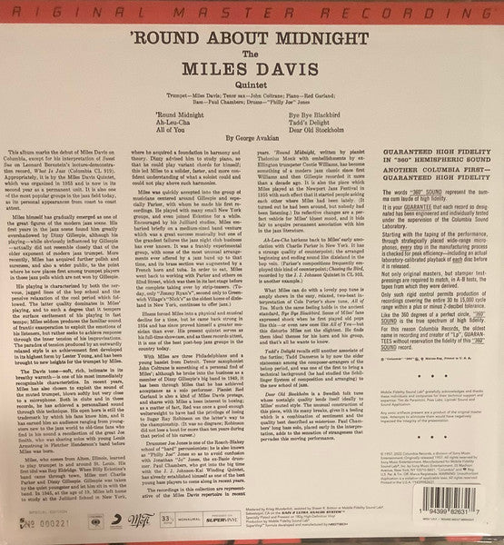 'Round About Midnight | Mint (M) Mint (M)