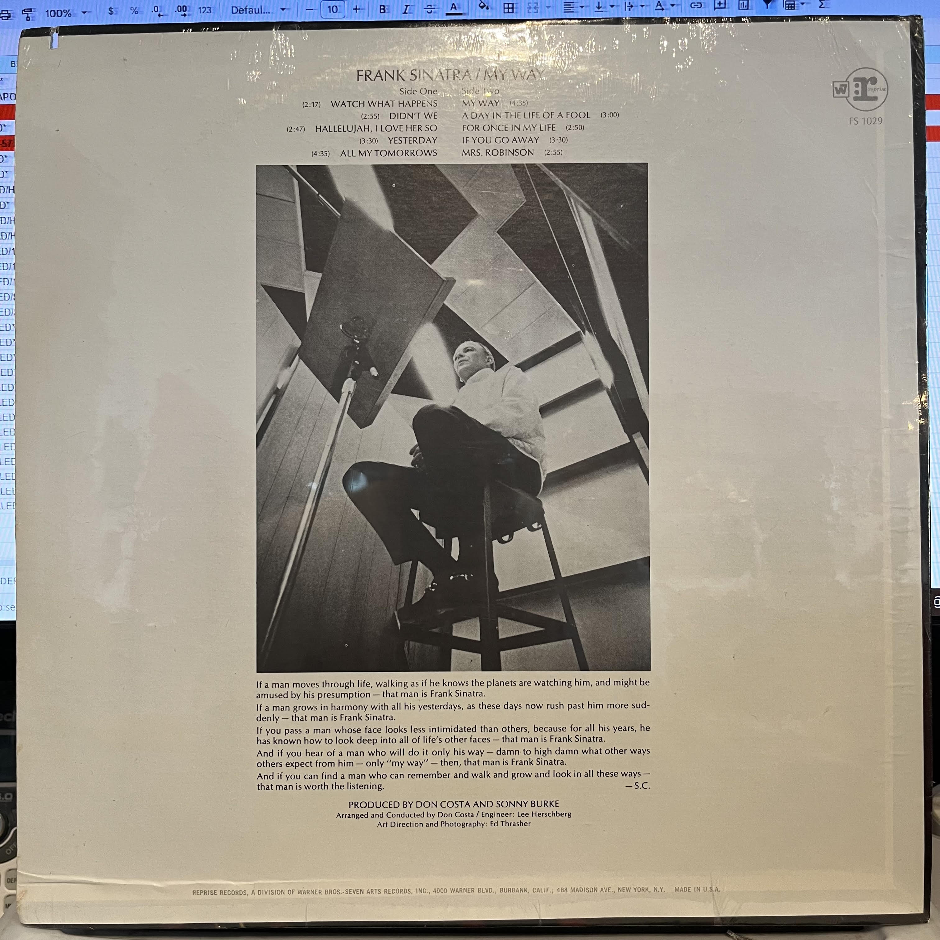My Way *SEALED/1976* | Mint (M) Near Mint (NM)