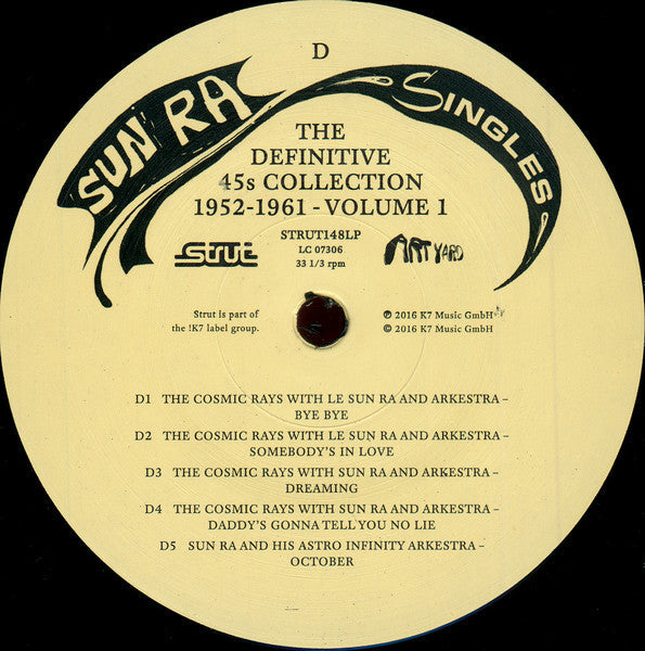 Sun Ra - Singles Volume 1 (The Definitive 45s Collection 1952-1961) | Mint (M) Mint (M)