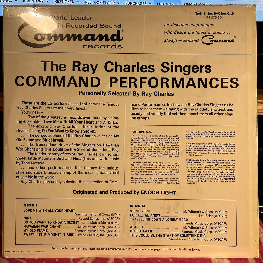 Command Performances | Mint (M) Near Mint (NM)