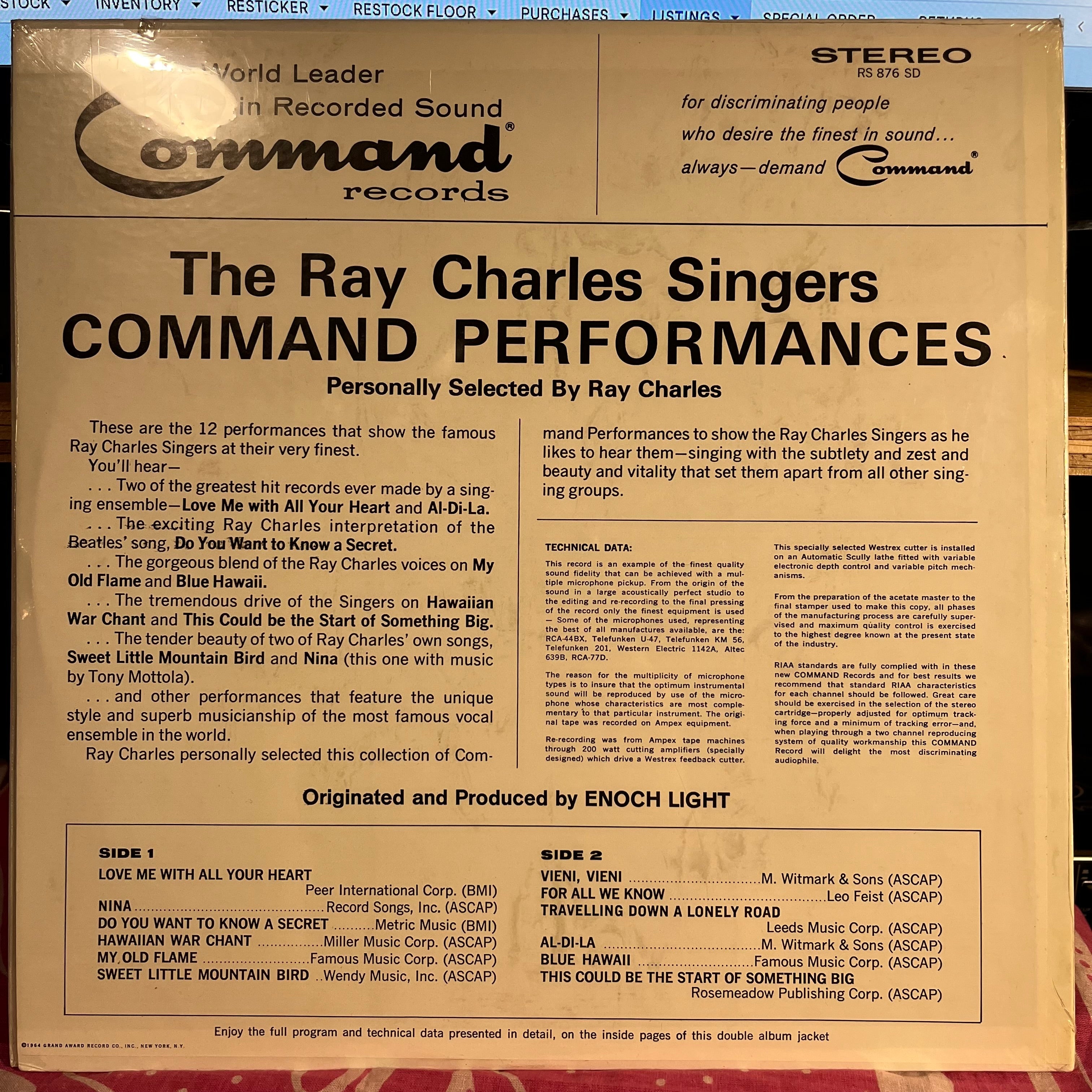 Command Performances | Mint (M) Near Mint (NM)