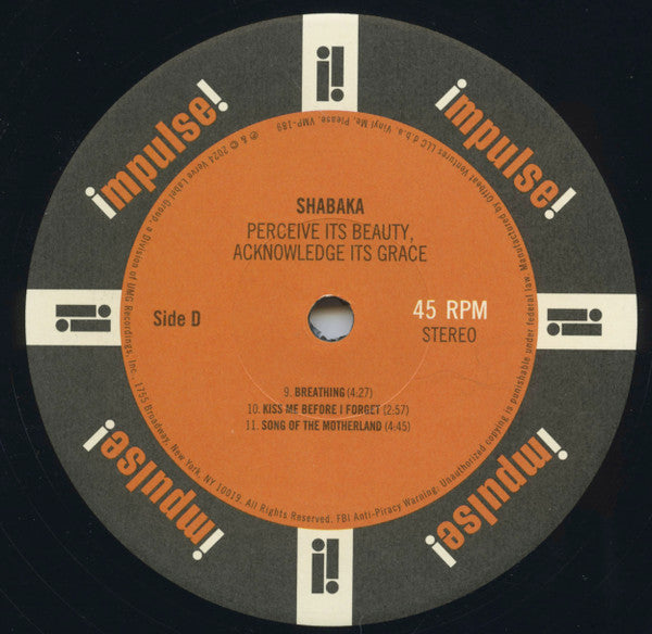 Perceive Its Beauty, Acknowledge Its Grace (2xVINYL / VMP) | Mint (M) Mint (M)