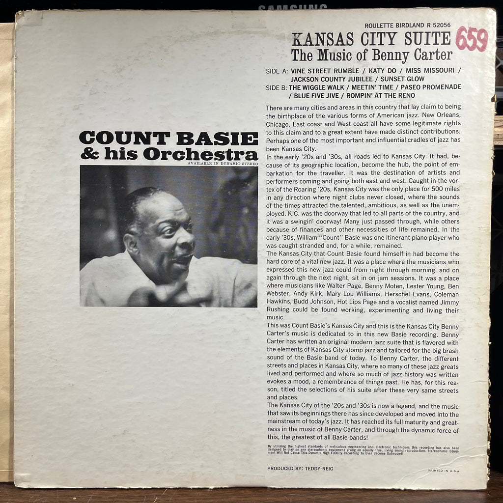 Kansas City Suite - The Music Of Benny Carter (LP) | Excellent+ (EX+) Very Good (VG)