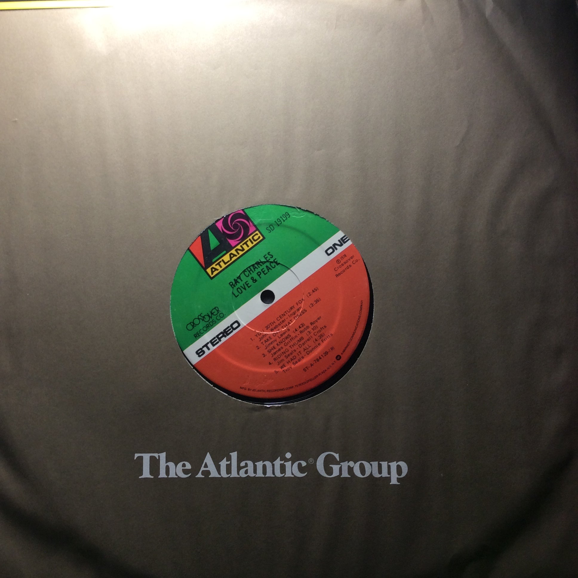 Love & Peace *PROMO* (VINYL) | Excellent+ (EX+) Very Good Plus (VG+)