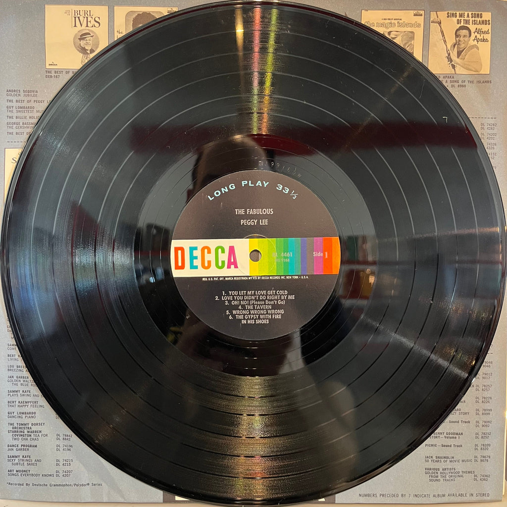Peggy Lee - The Fabulous Peggy Lee | Excellent (EX) Near Mint (NM)