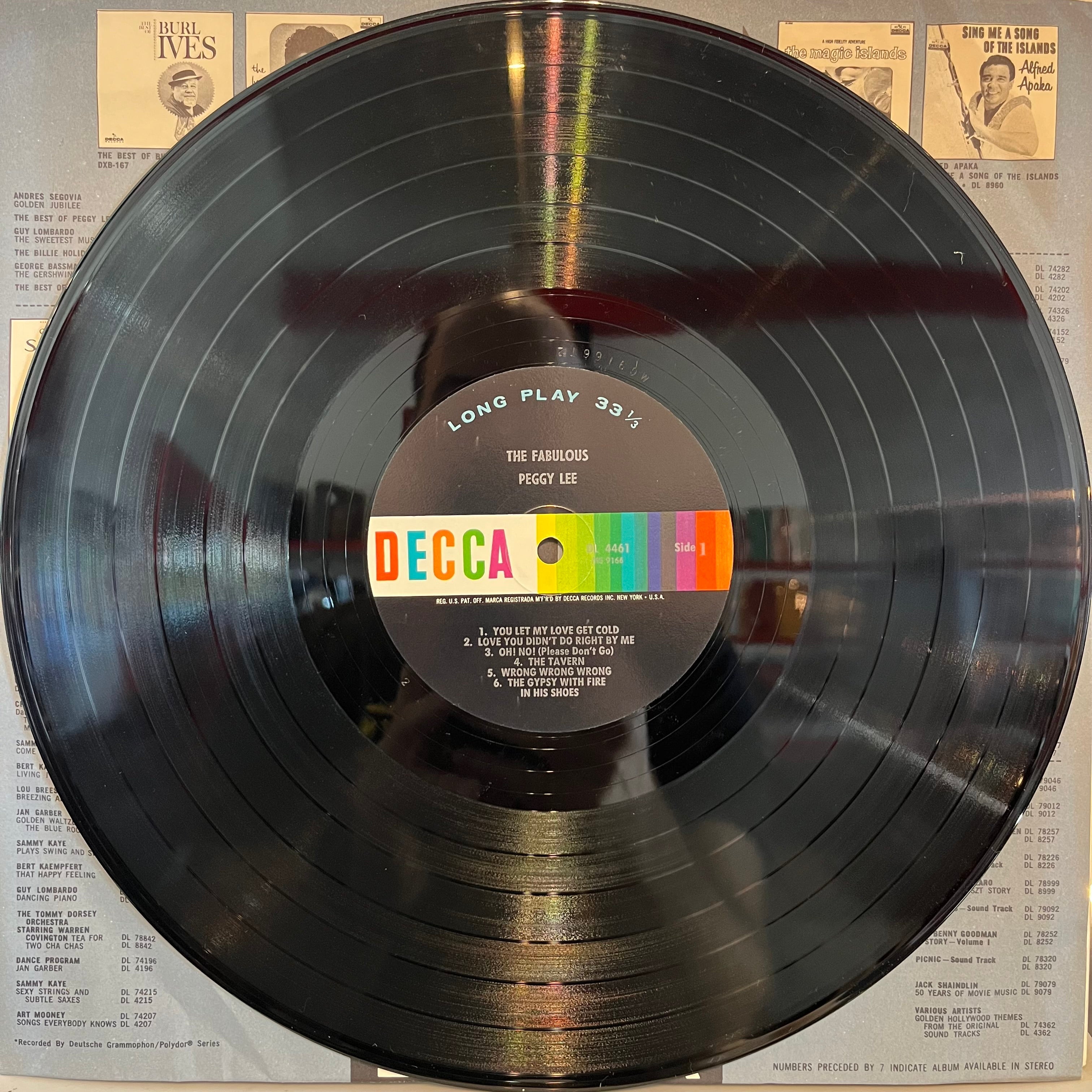 Peggy Lee - The Fabulous Peggy Lee | Excellent (EX) Near Mint (NM)