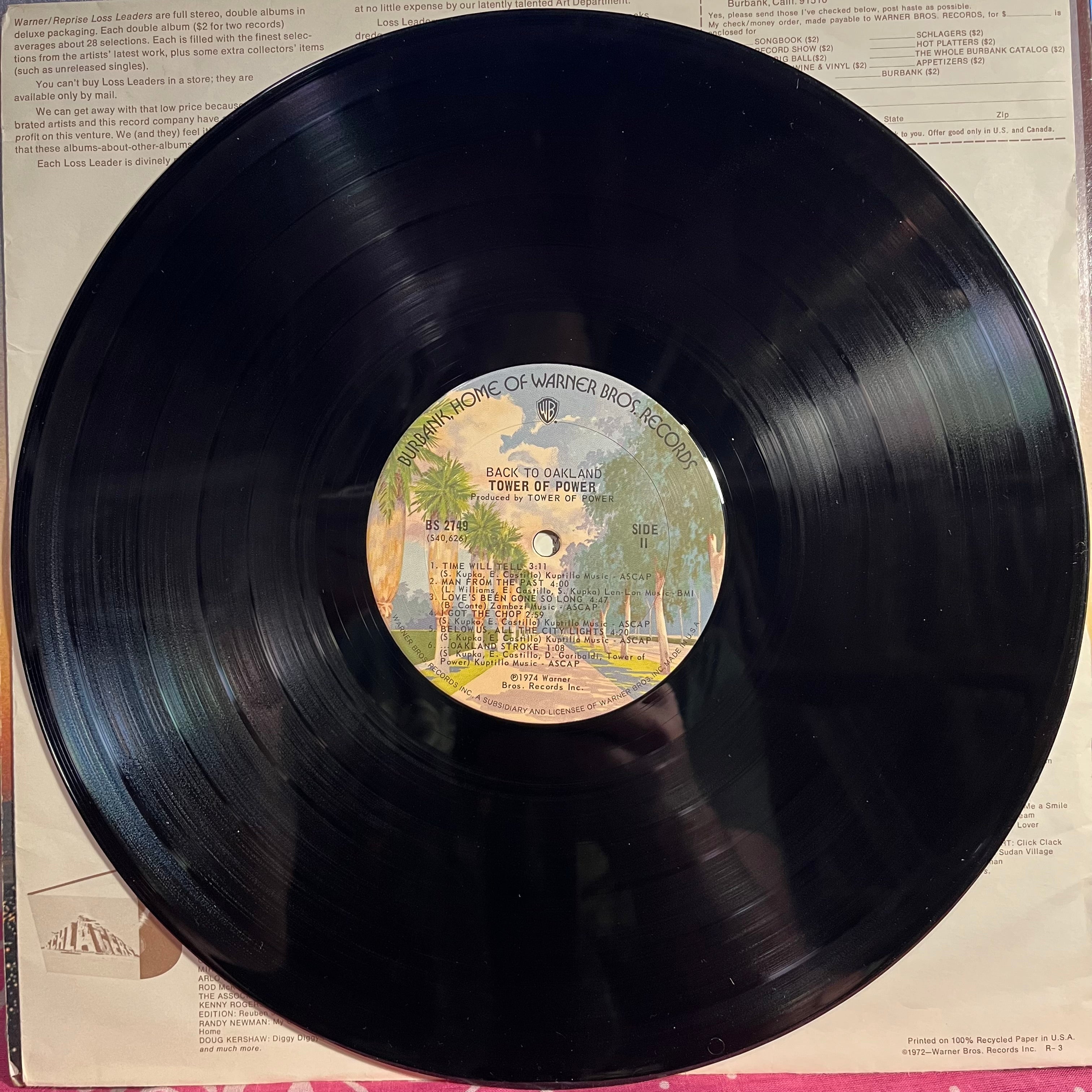 Tower Of Power - Back To Oakland *TERRE HAUTE* | Excellent (EX) Very Good Plus (VG+)