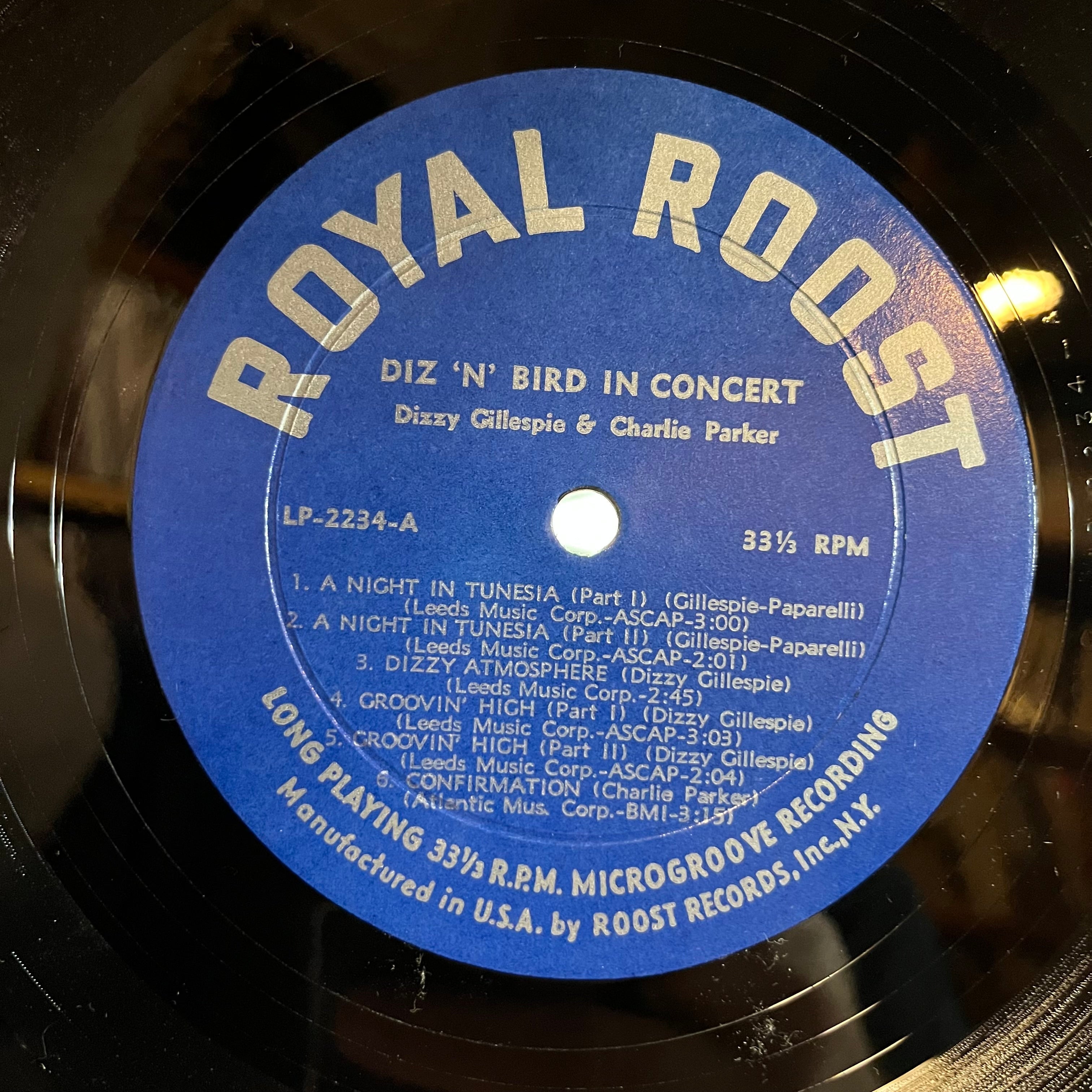 Dizzy Gillespie - Diz 'N' Bird In Concert (VINYL) | Excellent+ (EX+) Near Mint- (NM-)