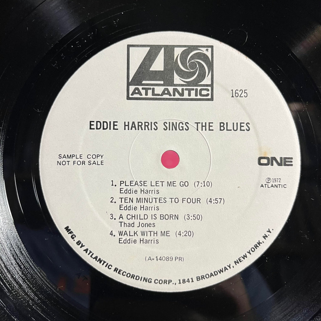 Eddie Harris - Eddie Harris Sings The Blues *PROMO/PR* | Excellent (EX) Excellent (EX)