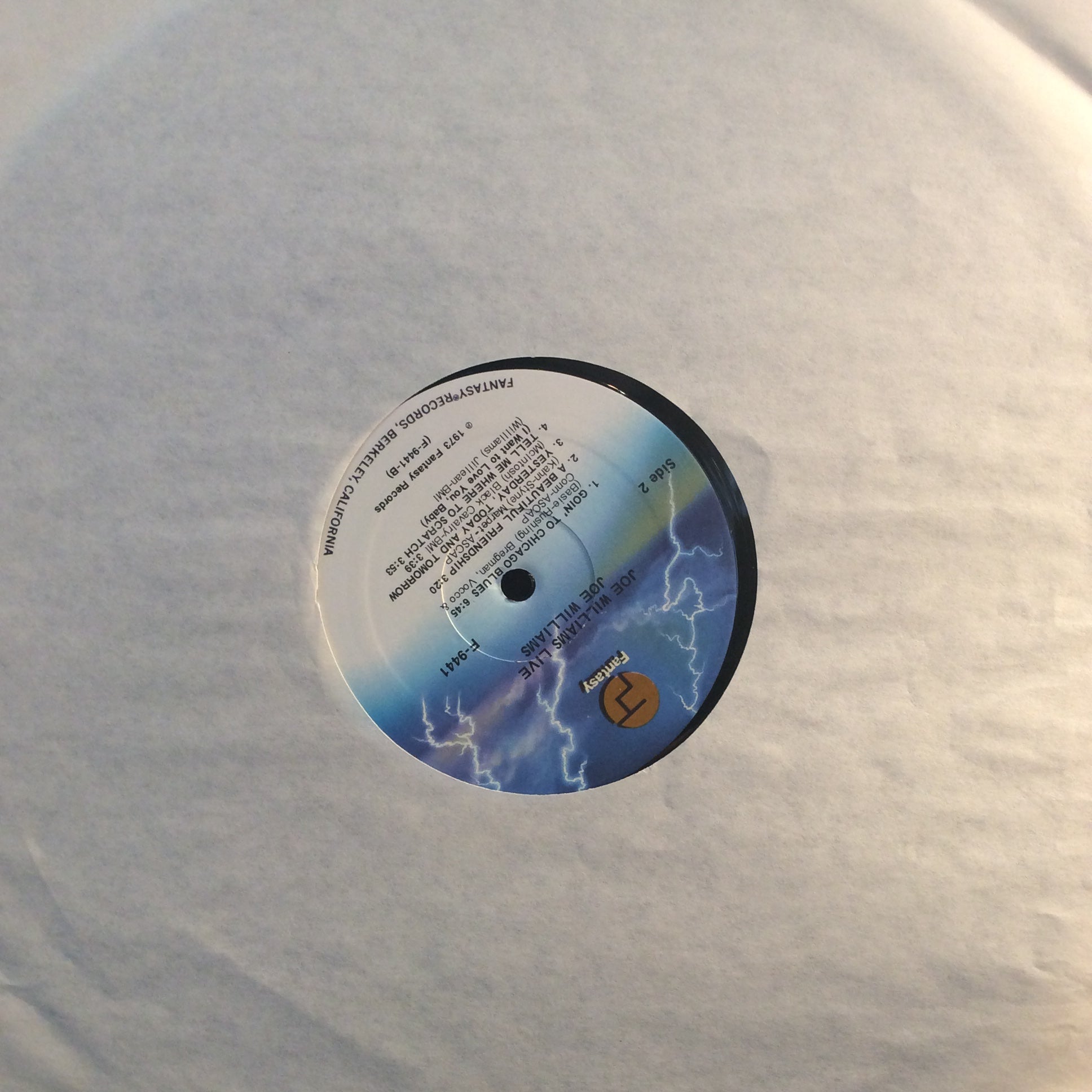 Joe Williams Live (VINYL) | Excellent+ (EX+) Excellent (EX)