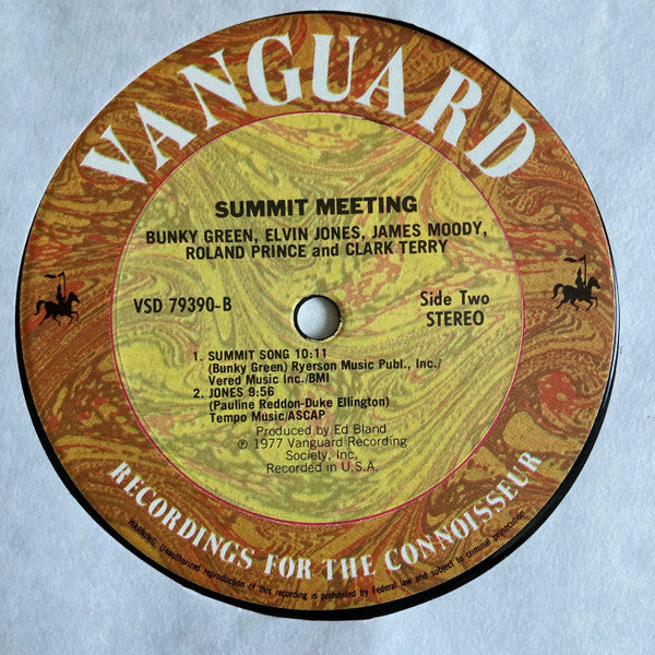 Elvin Jones - Summit Meeting | Excellent (EX) Excellent (EX)