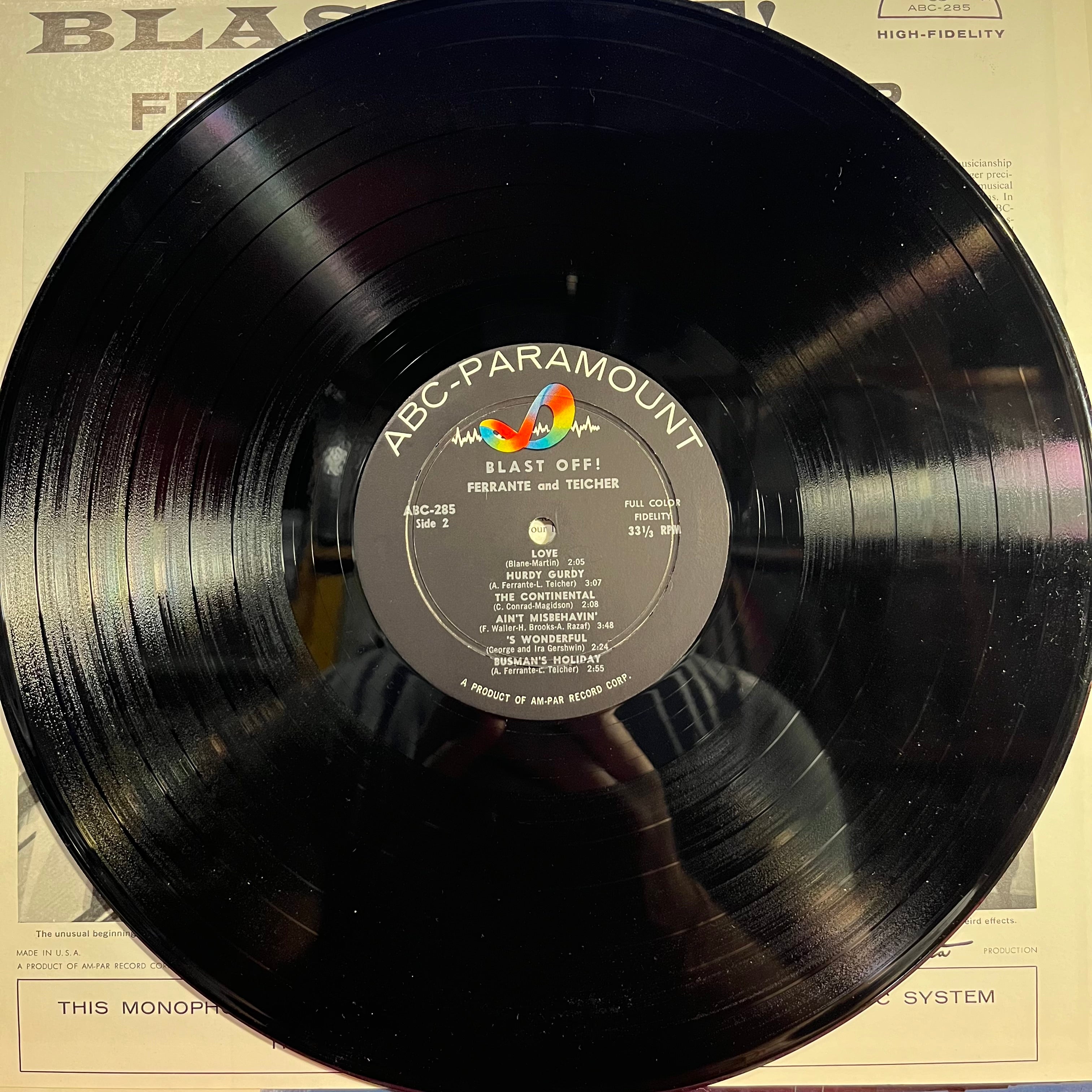 Ferrante & Teicher - Blast Off! *MONO* | Excellent (EX) Excellent (EX)