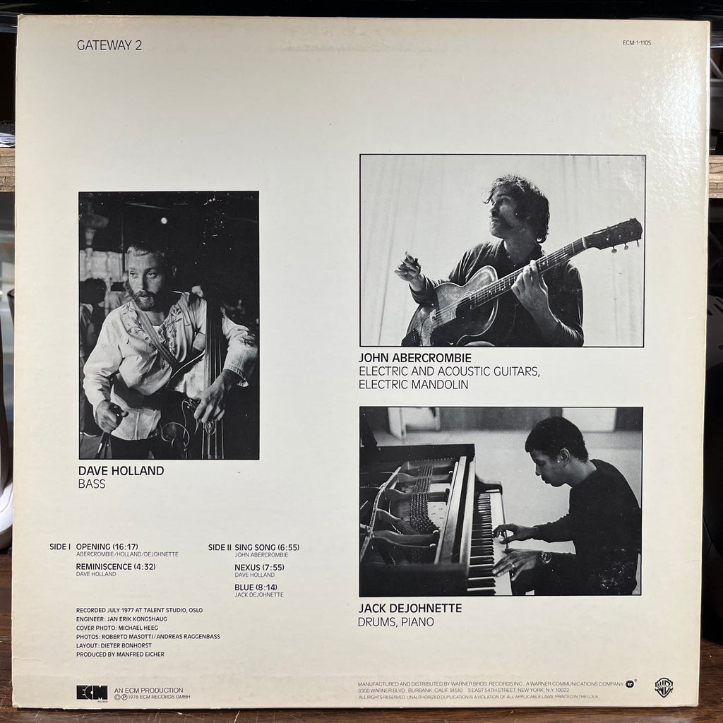 John Abercrombie - Gateway 2 (VINYL) | Excellent+ (EX+) Excellent+ (EX+)