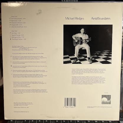 Michael Hedges - Aerial Boundaries (VINYL) | Excellent+ (EX+) Excellent (EX)