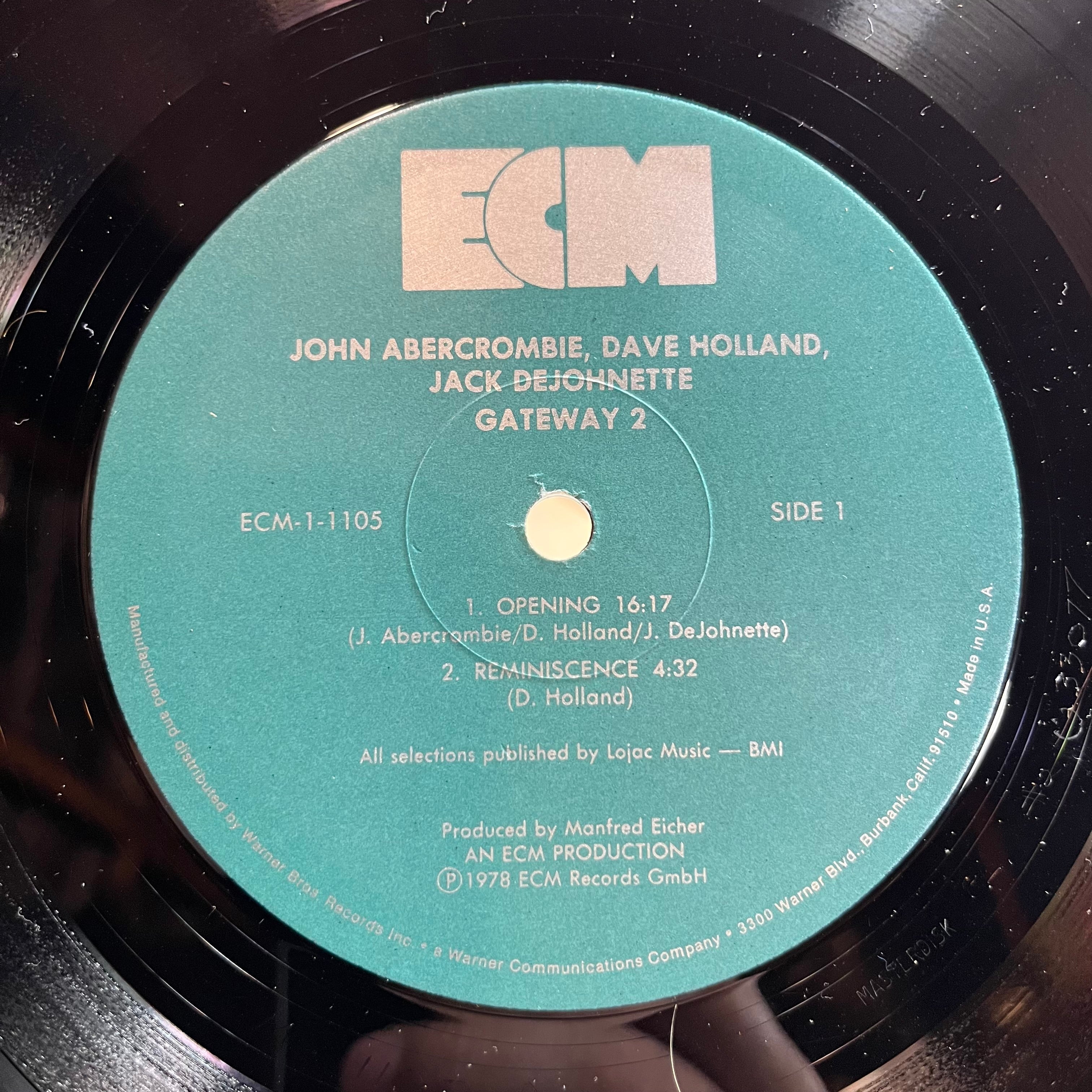 John Abercrombie - Gateway 2 (VINYL) | Excellent+ (EX+) Excellent+ (EX+)