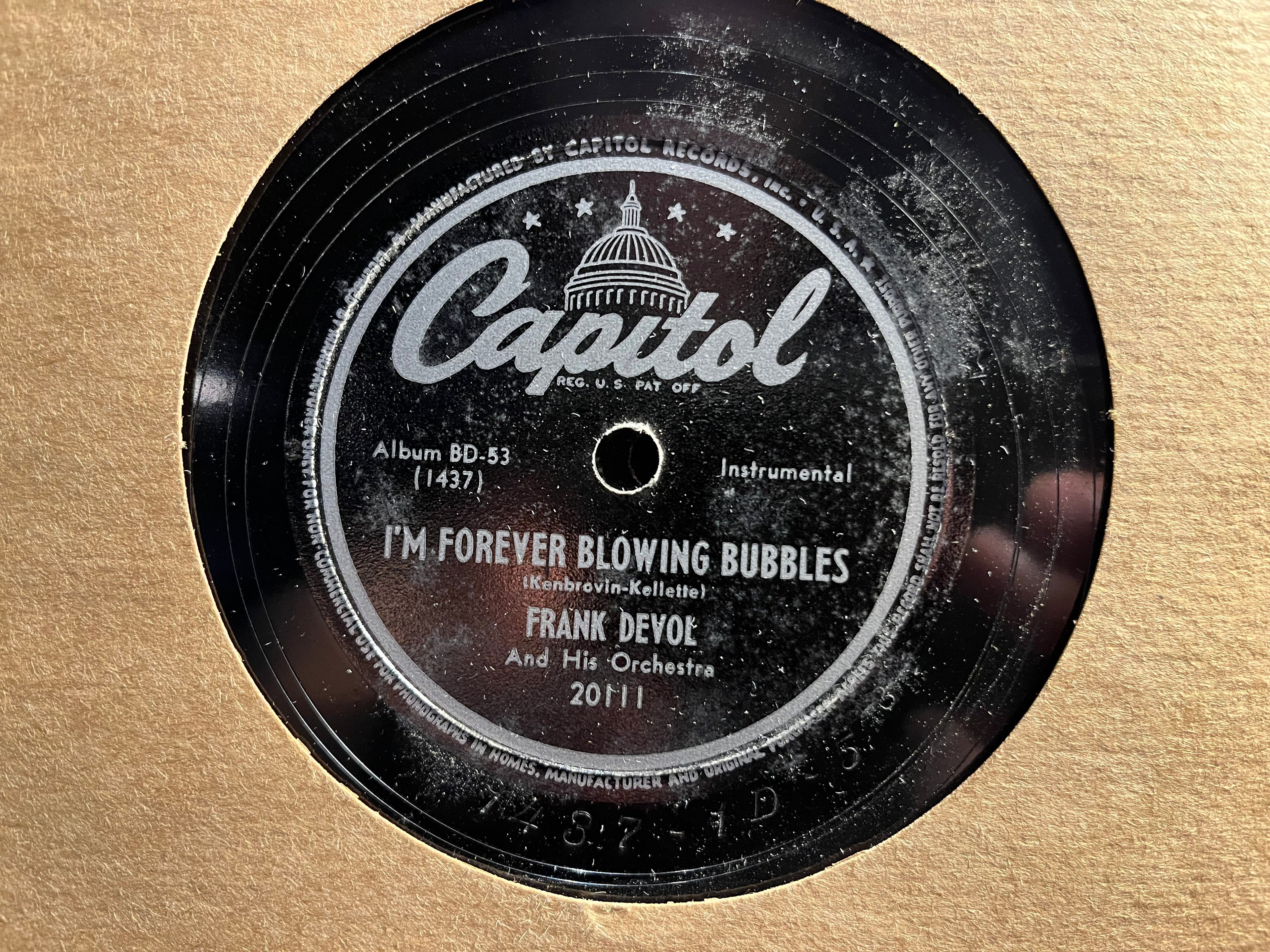 Waltzing On Air *4X10" 78RPM* | Excellent (EX) Very Good (VG)