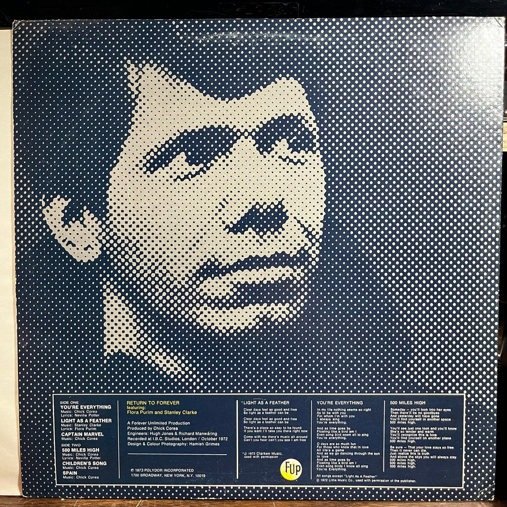 Chick Corea - Light As A Feather (VINYL) | Excellent+ (EX+) Excellent (EX)