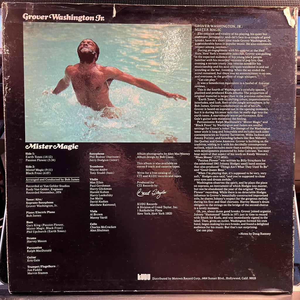 Grover Washington, Jr. - Mister Magic *STEREO* | Excellent (EX) Very Good Plus (VG+)