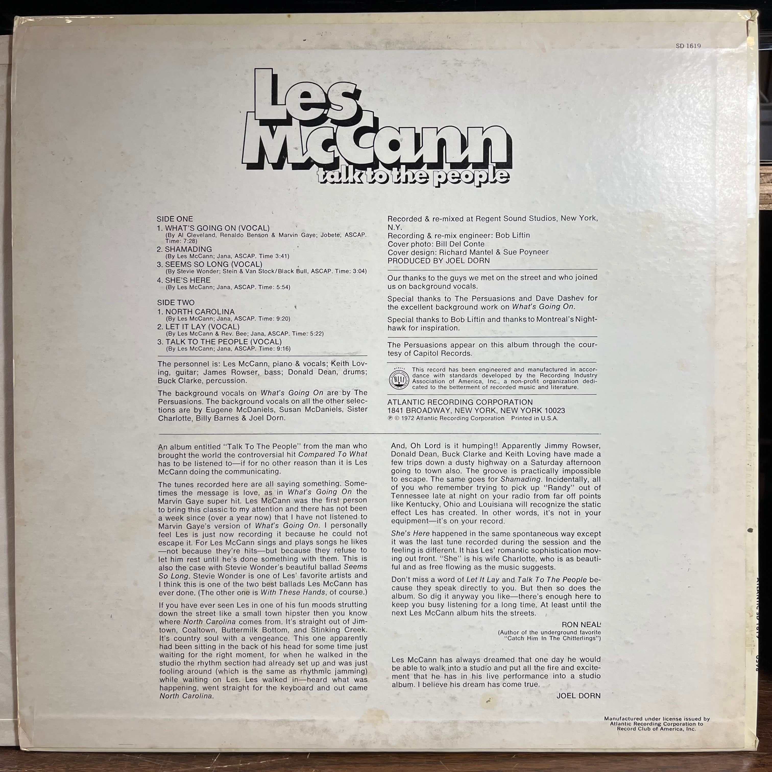 Talk To The People (VINYL) | Excellent+ (EX+) Excellent (EX)