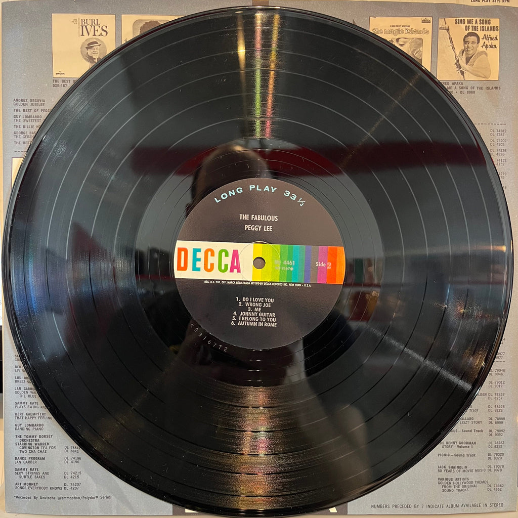 Peggy Lee - The Fabulous Peggy Lee | Excellent (EX) Near Mint (NM)