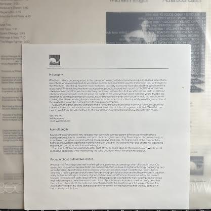 Michael Hedges - Aerial Boundaries (VINYL) | Excellent+ (EX+) Excellent (EX)