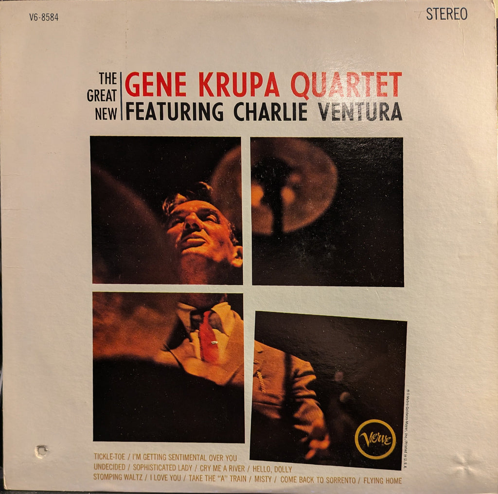 The Gene Krupa Quartet - The Great New Gene Krupa Quartet Featuring Charlie Ventura | Excellent (EX) Excellent (EX)